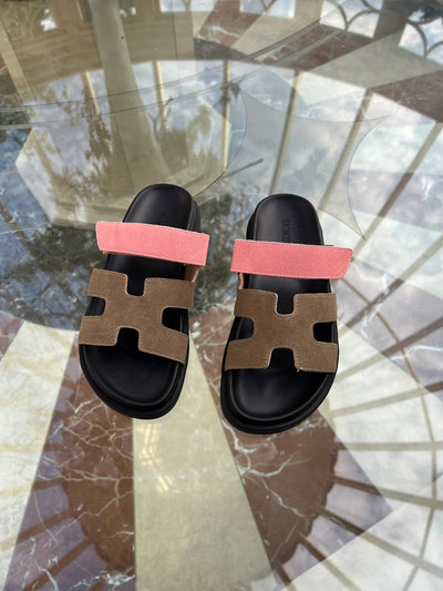 The Chunky Gladiator Sandal Khaki Pink