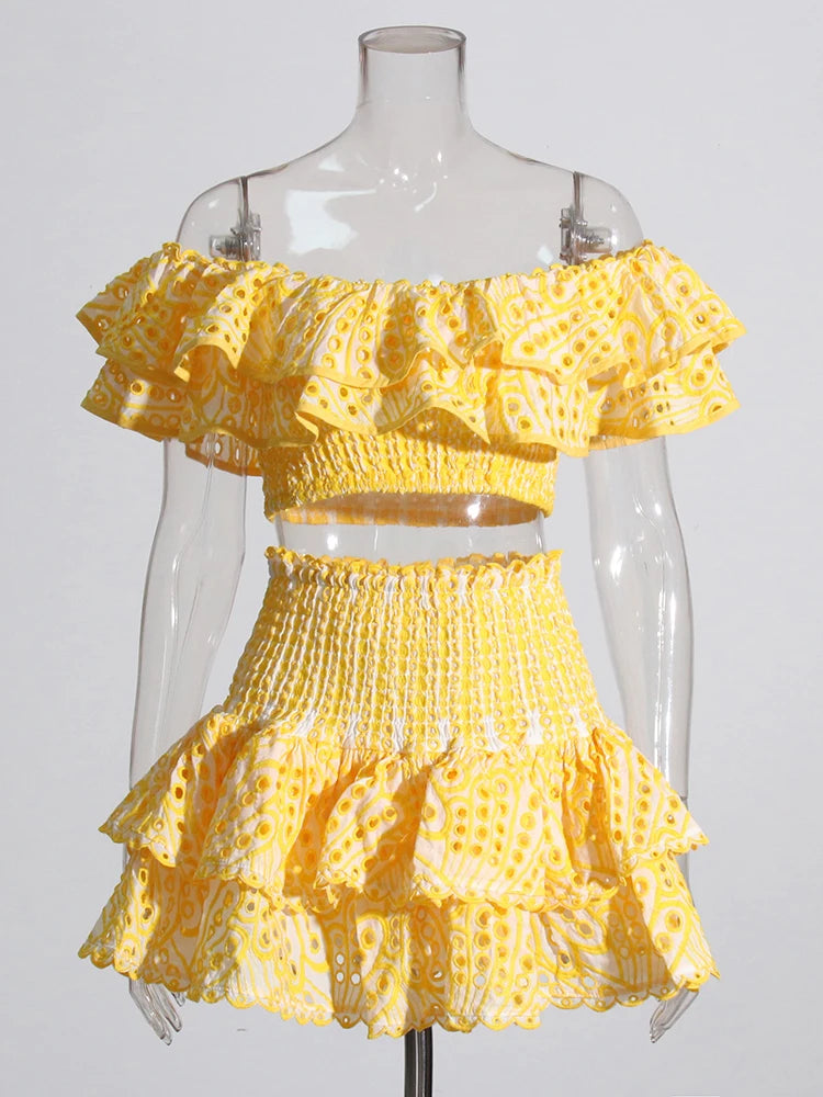 Lucia Ruffled Coord