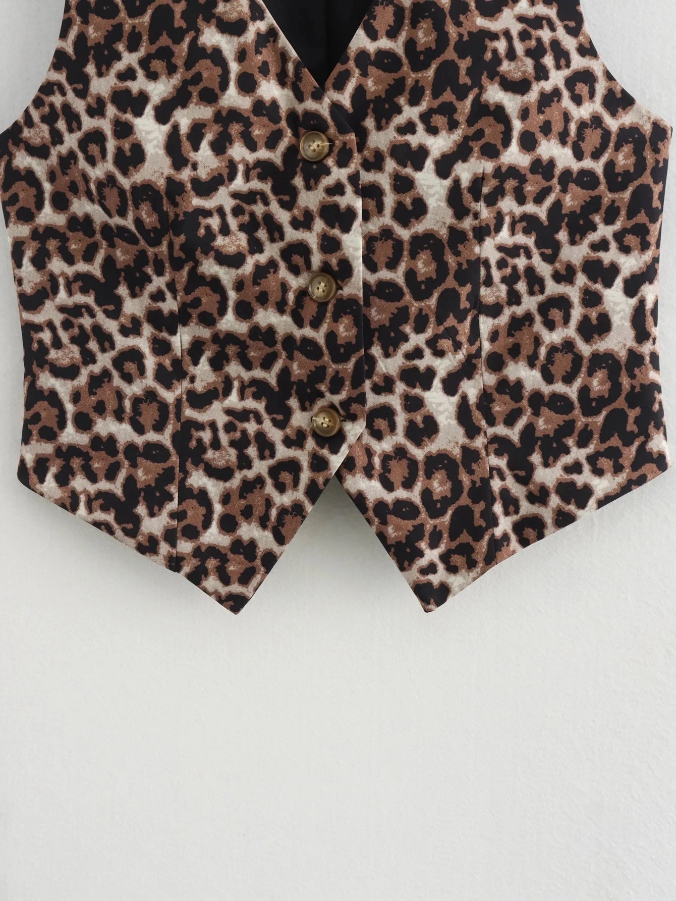 Leopard Waistcoat Vest