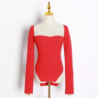 The Layla Knit Red