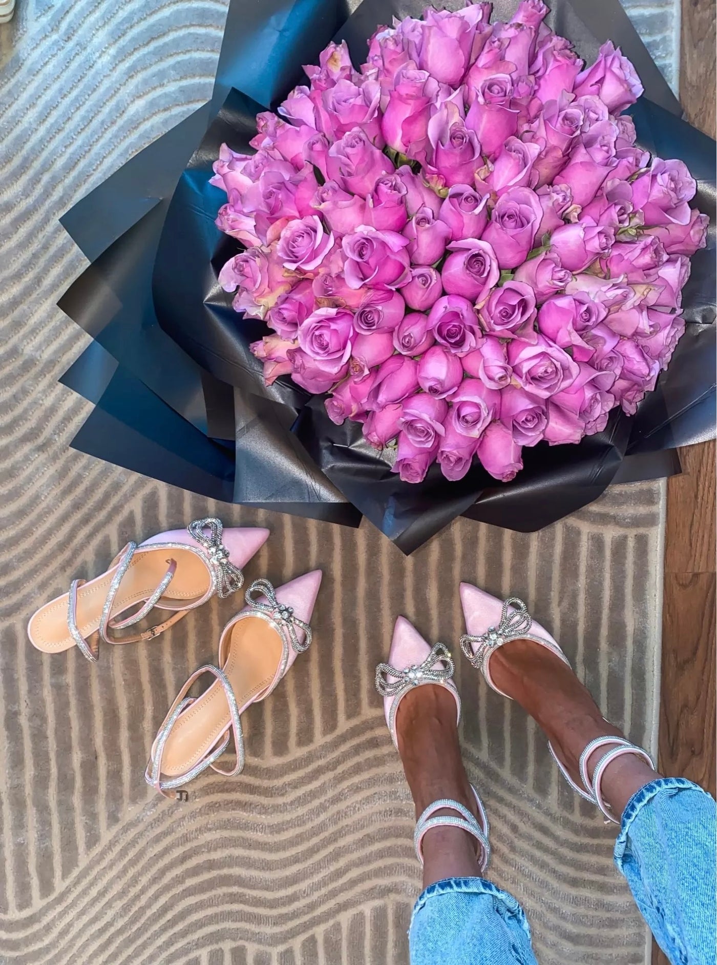 The PENELOPE Heeled Sandals Pink (pre order)